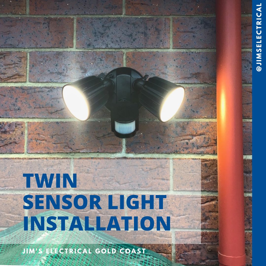Twin Sensor Light Installation